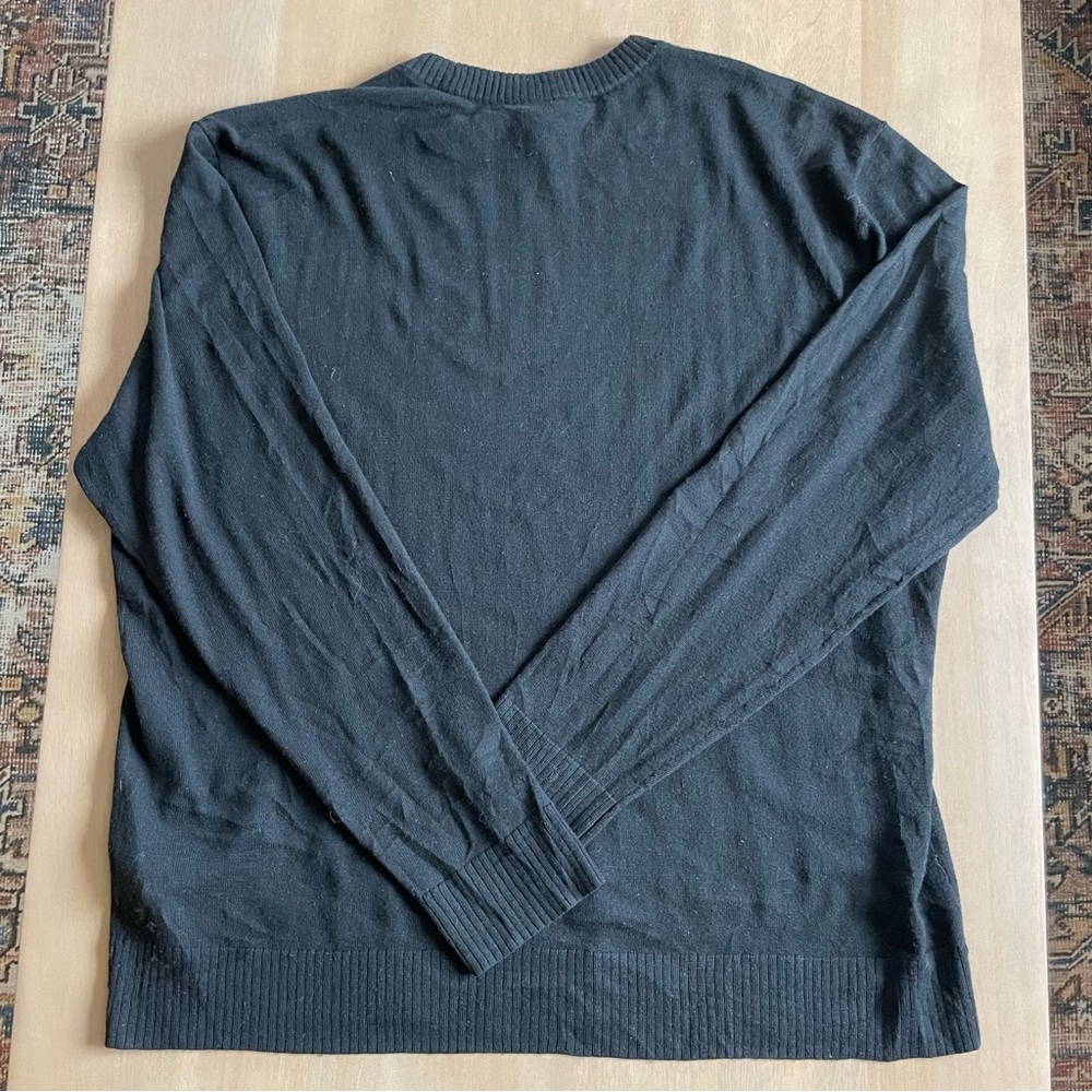 Smartwool Mens Sparwood Crew Black Sweater - Picture 8 of 12